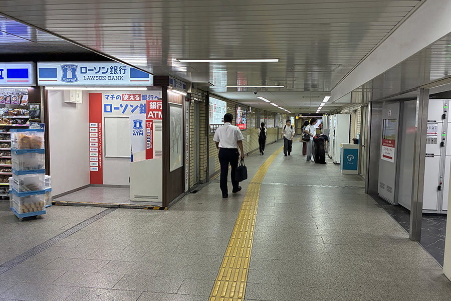 御堂筋線なんば駅 6番出口方向へのアクセス